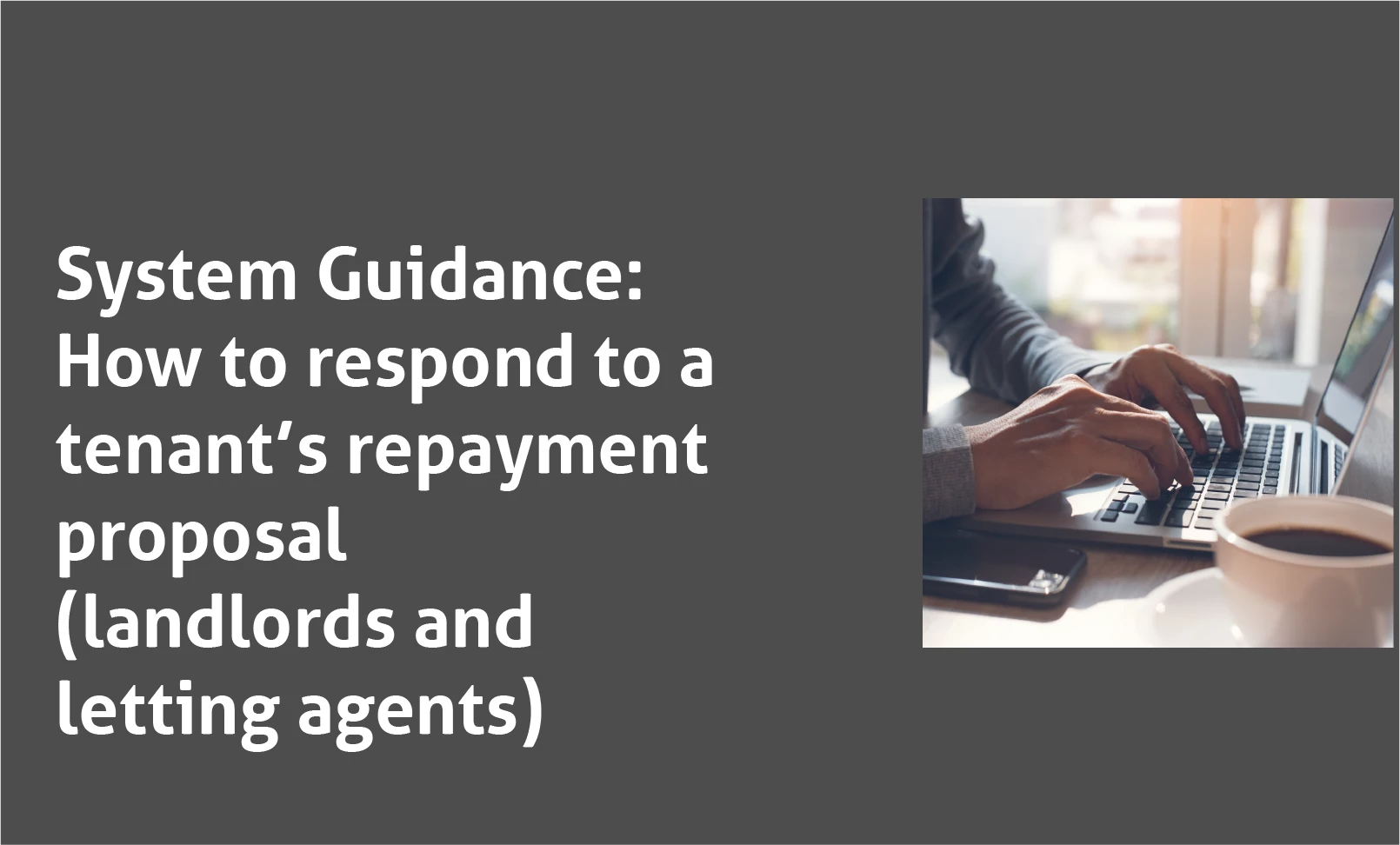 Tenant Repayment Proposal - SafeDeposits Scotland