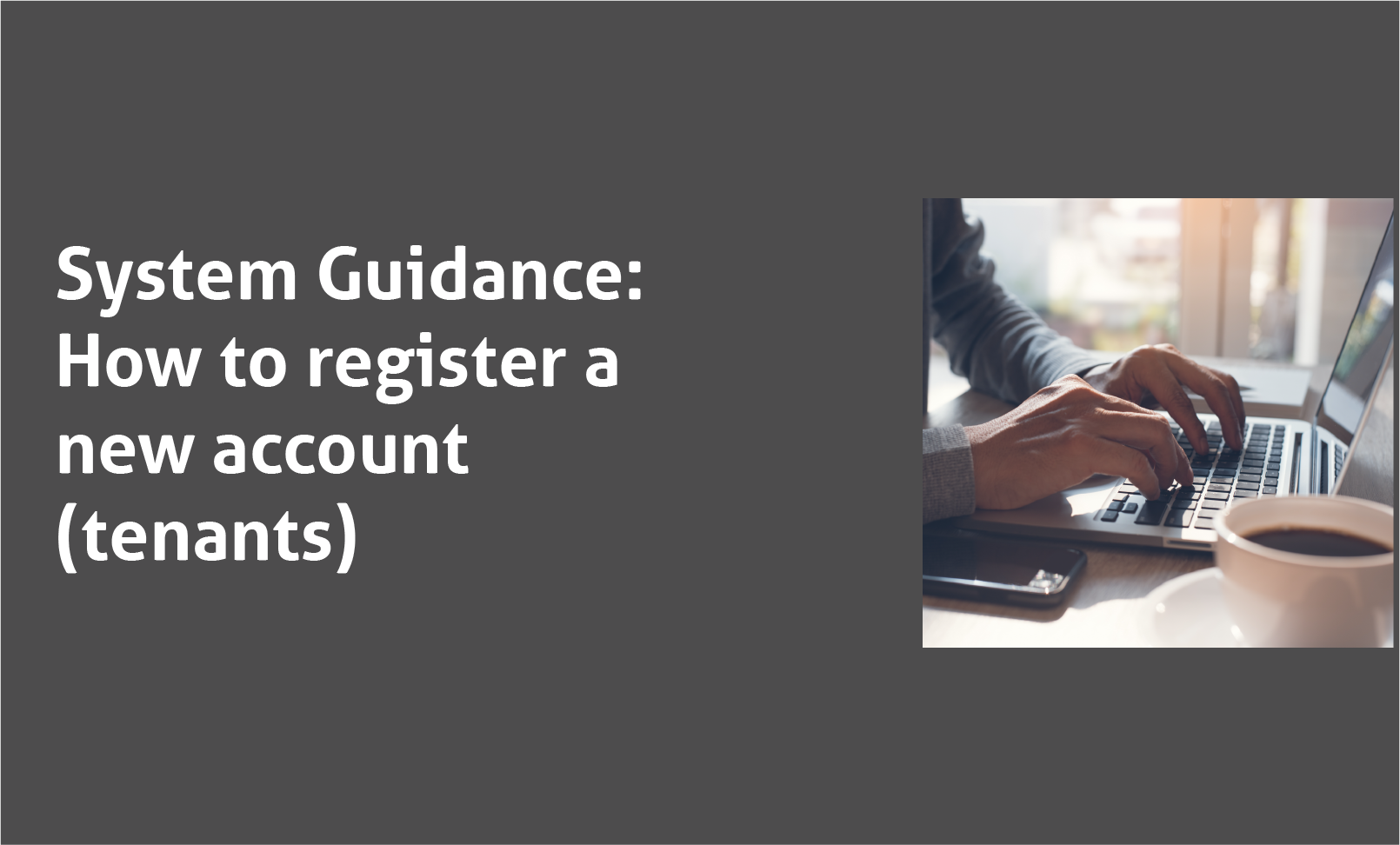 How to register a new account - SafeDeposits Scotland